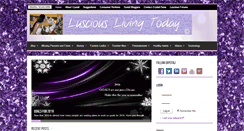 Desktop Screenshot of lusciouslivingtoday.com